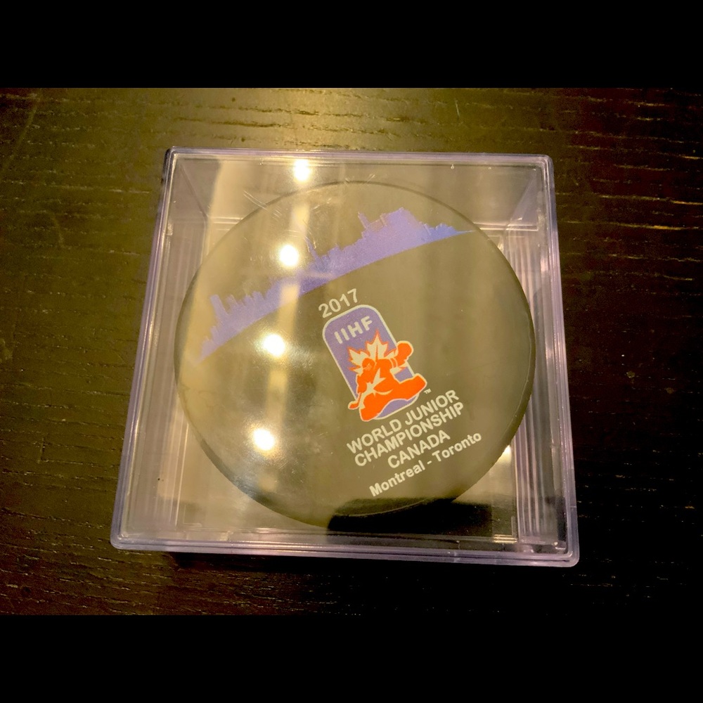Limited edition 2017 IIHF hockey puck